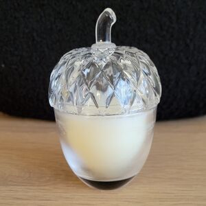 Scented Candle in Glass Acorn